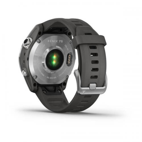 Garmin fenix 7S Standart Edition - Gümüş / Grafit Gri Kayışlı